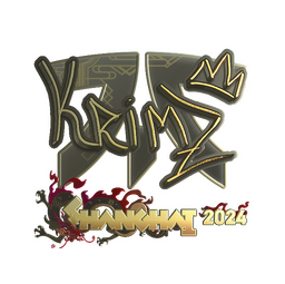 Sticker | KRIMZ (Gold) | Shanghai 2024