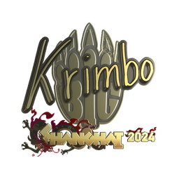 Sticker | Krimbo (Gold) | Shanghai 2024