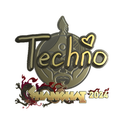 Sticker | Techno4K (Gold) | Shanghai 2024