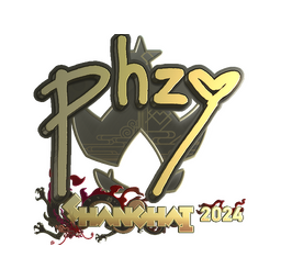 Sticker | phzy (Gold) | Shanghai 2024