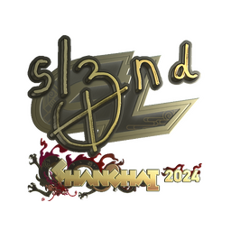 Sticker | sl3nd (Gold) | Shanghai 2024