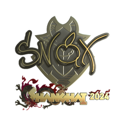 Sticker | Snax (Gold) | Shanghai 2024