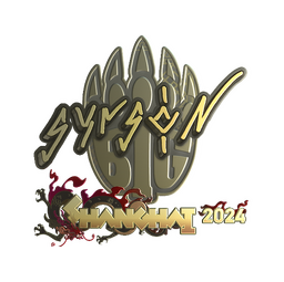 Sticker | syrsoN (Gold) | Shanghai 2024