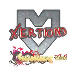 Sticker | xertioN (Glitter) | Shanghai 2024