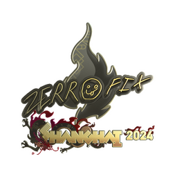 Sticker | zeRRoFIX (Gold) | Shanghai 2024