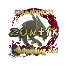 Sticker | zont1x (Gold, Champion) | Shanghai 2024
