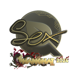 Sticker | dexter (Gold) | Shanghai 2024