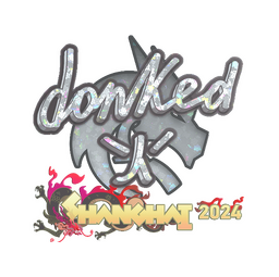 Sticker | donk (Glitter) | Shanghai 2024