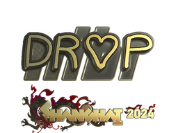Sticker | drop (Gold) | Shanghai 2024