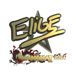 Sticker | EliGE (Gold) | Shanghai 2024