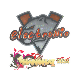 Sticker | electronic (Glitter) | Shanghai 2024