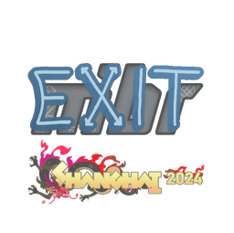 Sticker | exit | Shanghai 2024