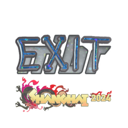 Sticker | exit (Glitter) | Shanghai 2024