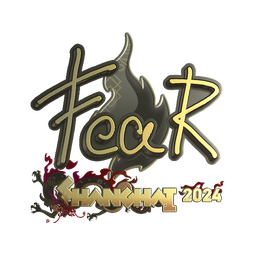 Sticker | fEAR (Gold) | Shanghai 2024