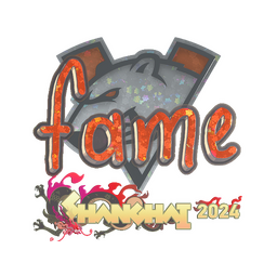 Sticker | fame (Glitter) | Shanghai 2024