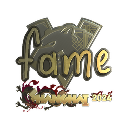 Sticker | fame (Gold) | Shanghai 2024