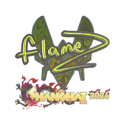 Sticker | FlameZ (Holo) | Shanghai 2024