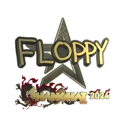 Sticker | floppy (Gold) | Shanghai 2024