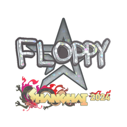 Sticker | floppy (Glitter) | Shanghai 2024