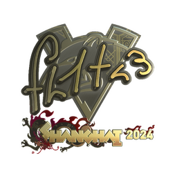 Sticker | FL1T (Gold) | Shanghai 2024