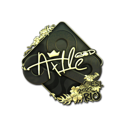 Sticker | Ax1Le (Gold) | Rio 2022