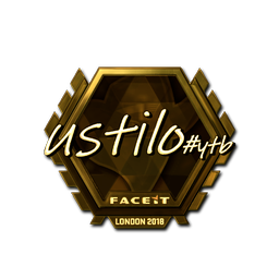 Sticker | USTILO (Gold) | London 2018
