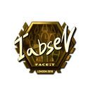 Sticker | tabseN (Gold) | London 2018