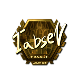 Sticker | tabseN (Gold) | London 2018