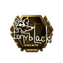 Sticker | tonyblack (Gold) | London 2018