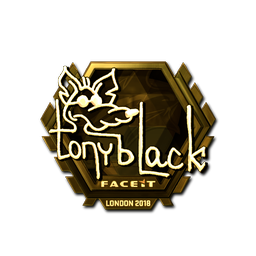 Sticker | tonyblack (Gold) | London 2018