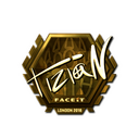 Sticker | tiziaN (Gold) | London 2018