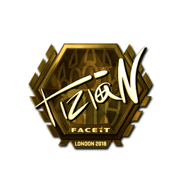 Sticker | tiziaN (Gold) | London 2018