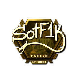 Sticker | S0tF1k (Gold) | London 2018