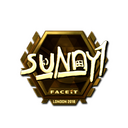 Sticker | suNny (Gold) | London 2018