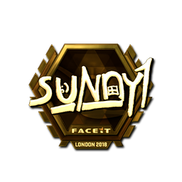 Sticker | suNny (Gold) | London 2018