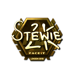 Sticker | Stewie2K (Gold) | London 2018