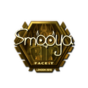 Sticker | smooya (Gold) | London 2018