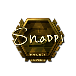 Sticker | Snappi (Gold) | London 2018