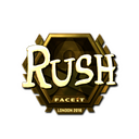 Sticker | RUSH (Gold) | London 2018