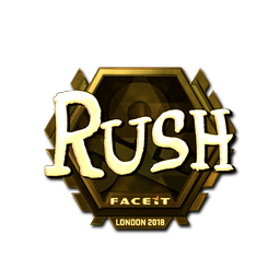 Sticker | RUSH (Gold) | London 2018