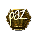 Sticker | paz (Gold) | London 2018