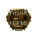 Sticker | pashaBiceps (Gold) | London 2018