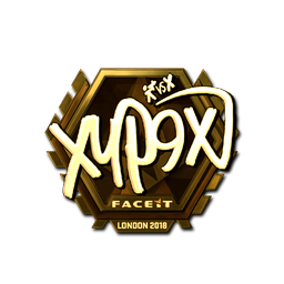 Sticker | Xyp9x (Gold) | London 2018