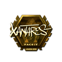 Sticker | XANTARES (Gold) | London 2018