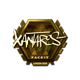 Sticker | XANTARES (Gold) | London 2018