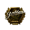 Sticker | Golden (Gold) | London 2018