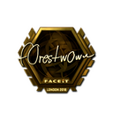 Sticker | f0rest (Gold) | London 2018