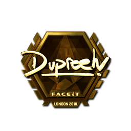 Sticker | dupreeh (Gold) | London 2018