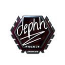 Sticker | dephh (Foil) | London 2018