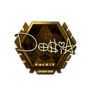 Sticker | Dosia (Gold) | London 2018